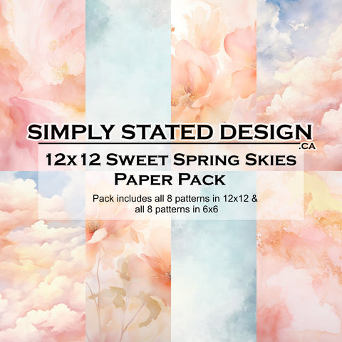 Sweet Spring Skies 12x12 Paper Pack