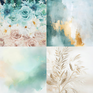 Shades Of Teal Paper 10