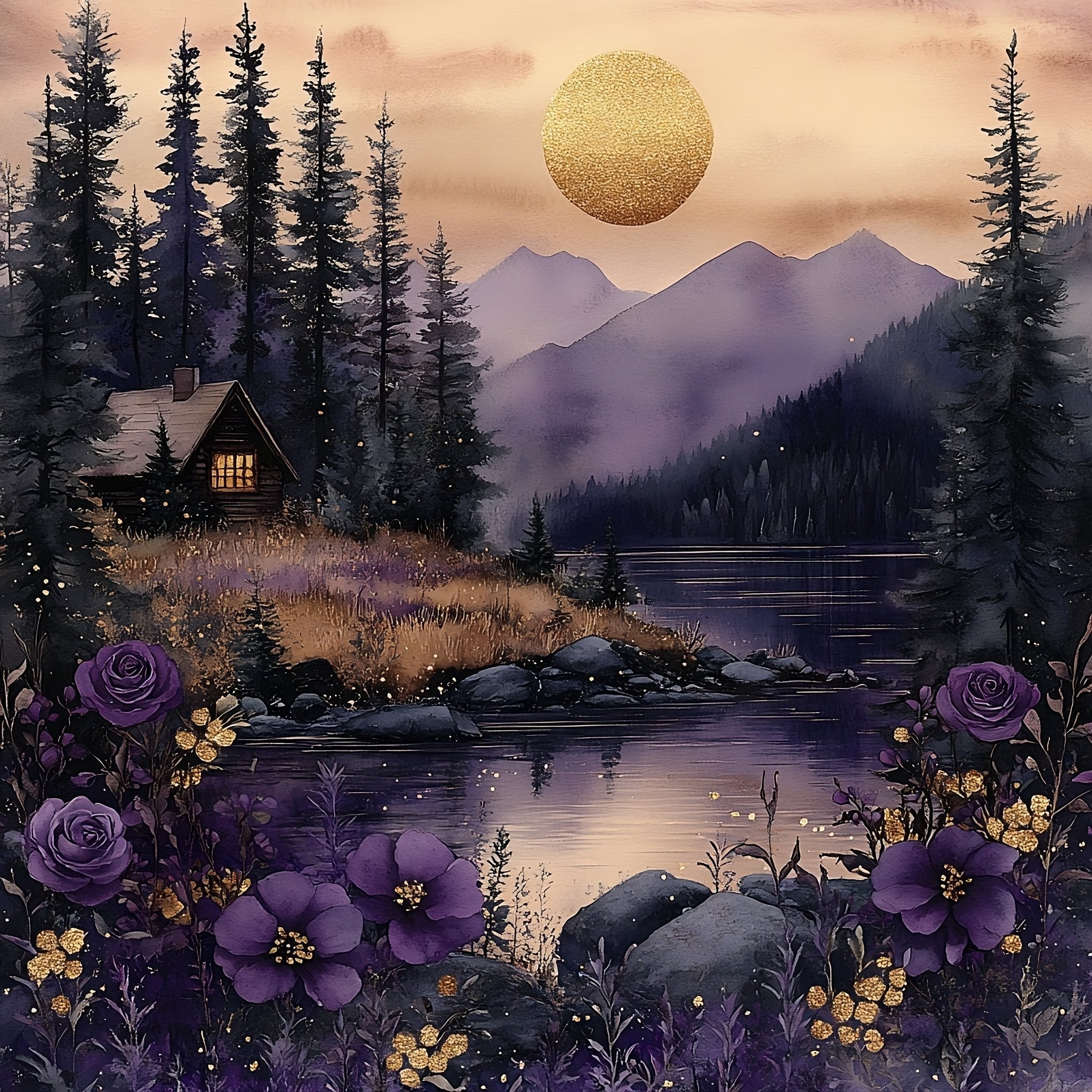 Purple Autumn Paper 1