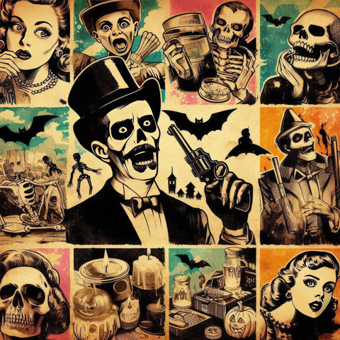 Halloween Pop Art Paper 2