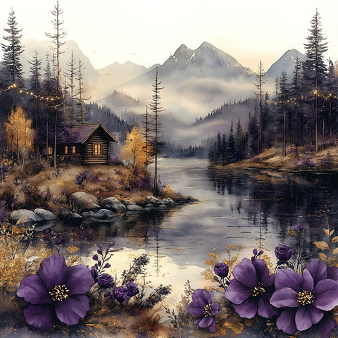Purple Autumn Paper 2