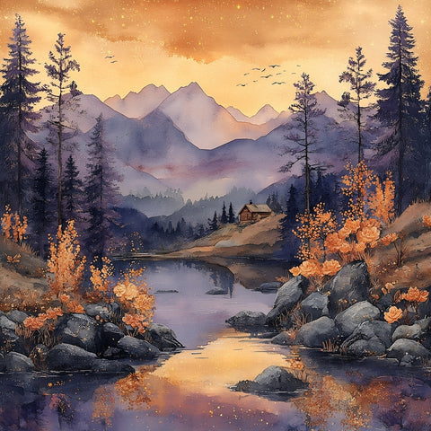 Purple Autumn Paper 3
