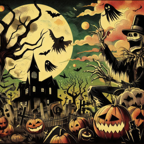 Halloween Pop Art Paper 3