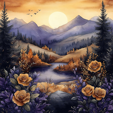 Purple Autumn Paper 4