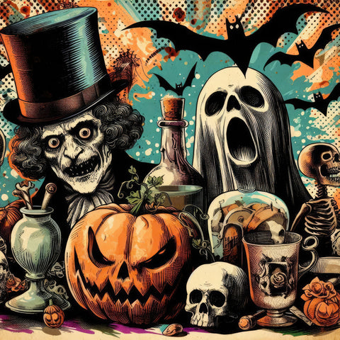 Halloween Pop Art Paper 4