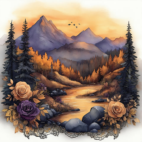 Purple Autumn Paper 6
