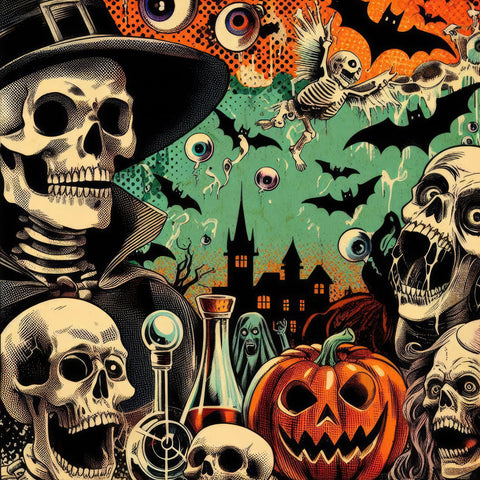 Halloween Pop Art Paper 6