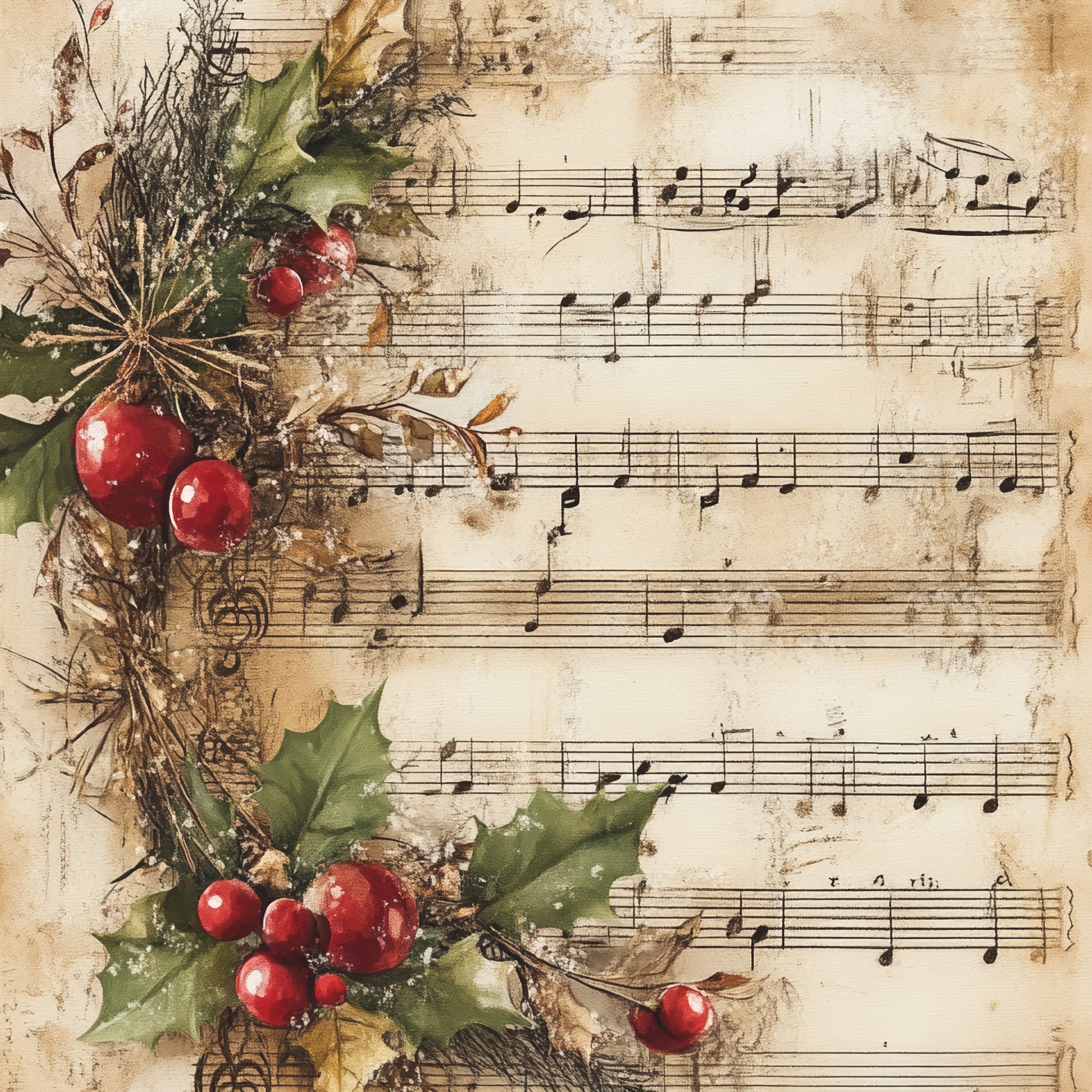 Christmas Music Paper 7