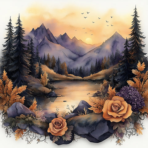 Purple Autumn Paper 7