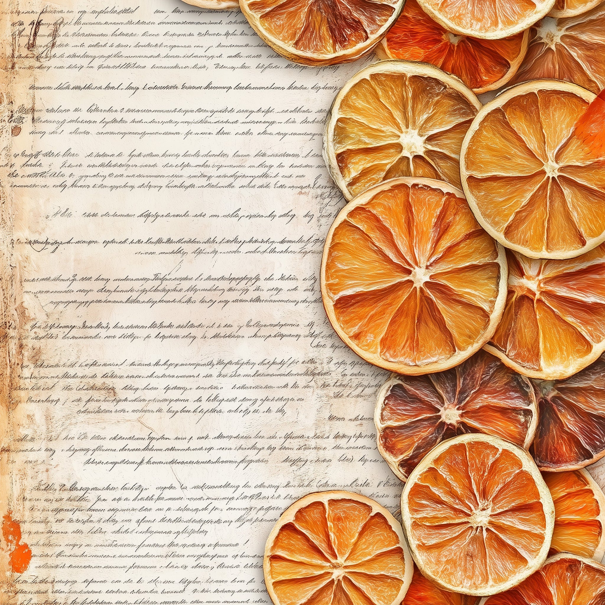 Christmas Citrus Paper 8