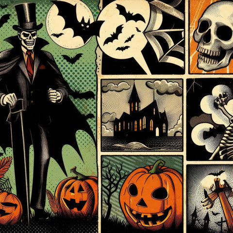 Halloween Pop Art Paper 8