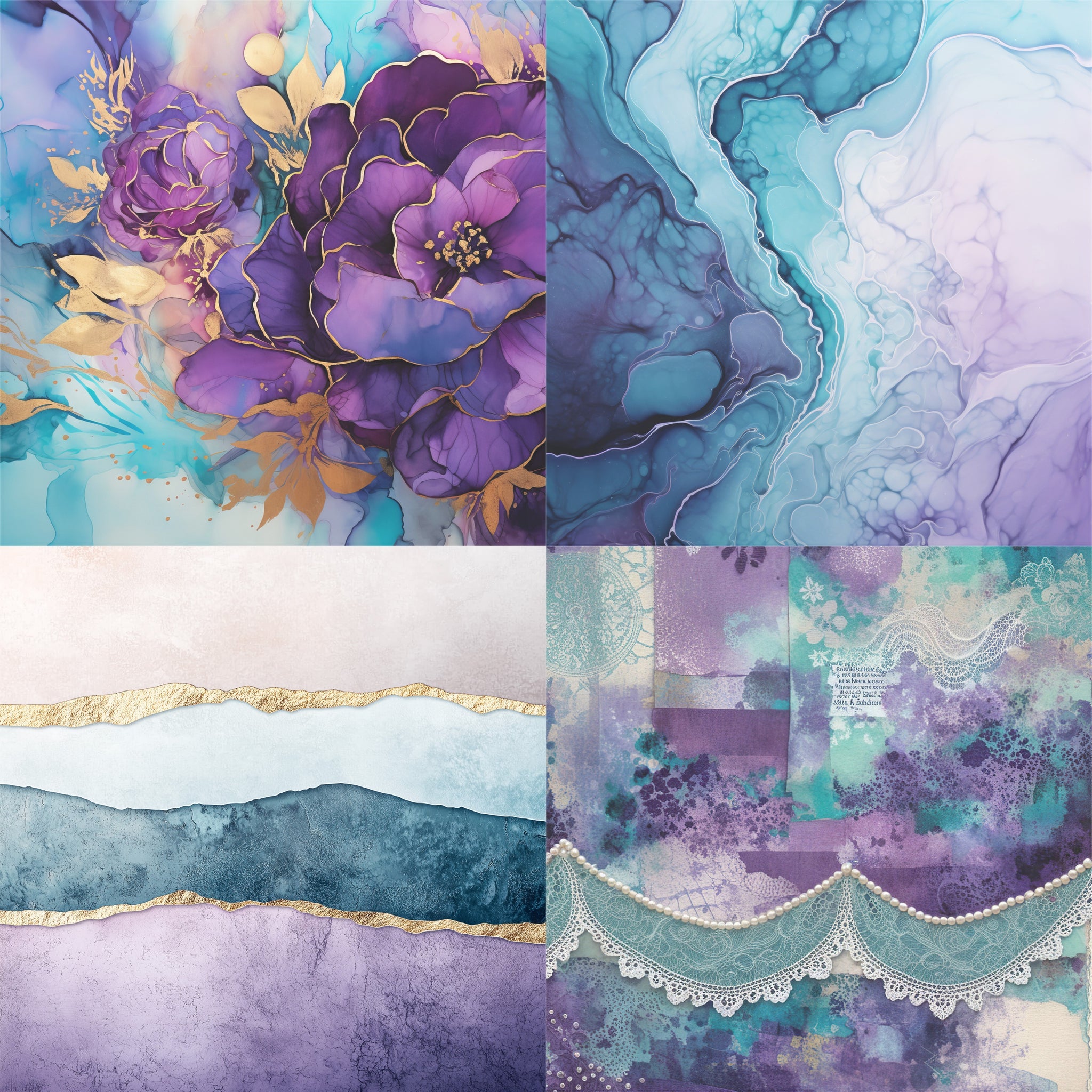 Amethyst Garden Paper 9