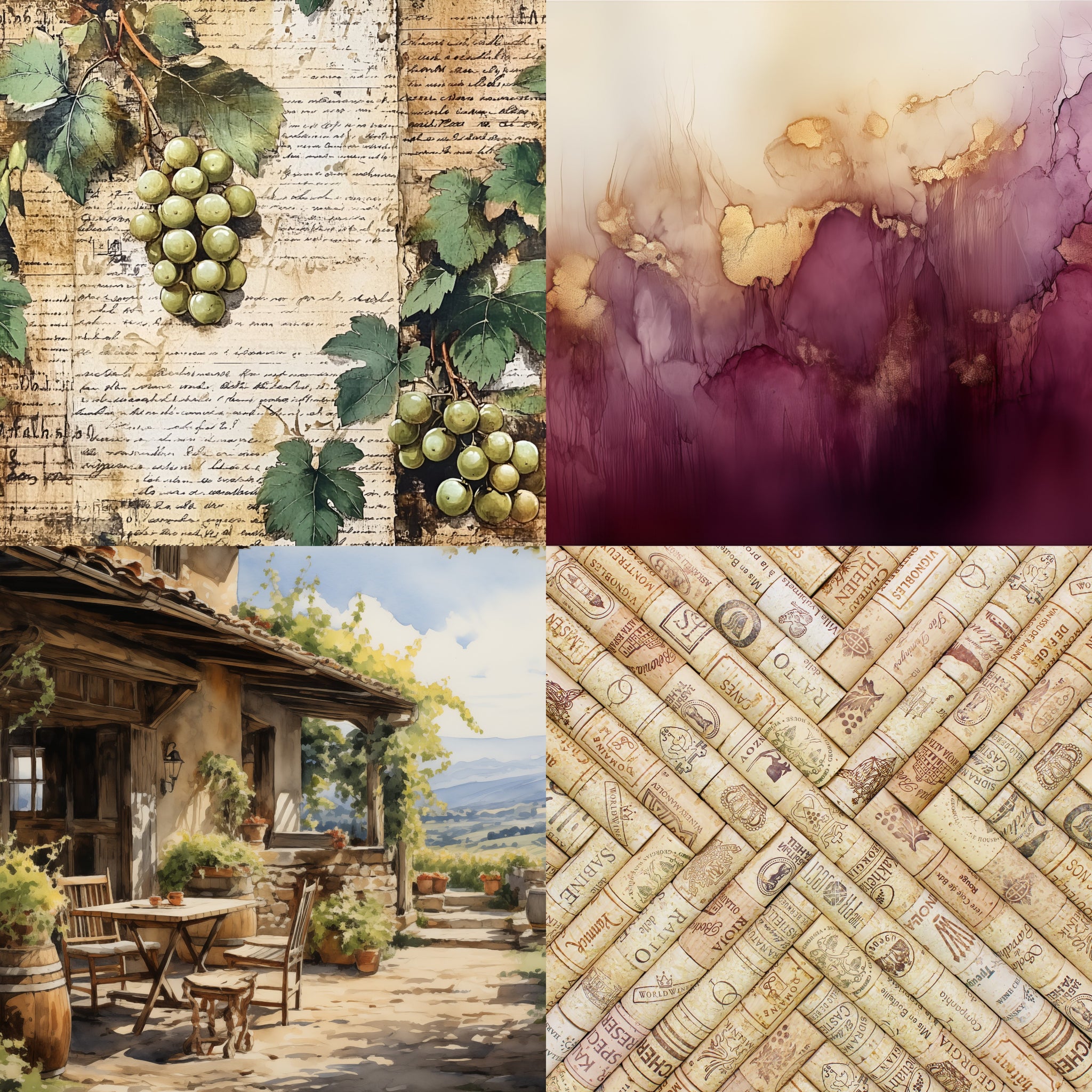 Wine Country Paper 9