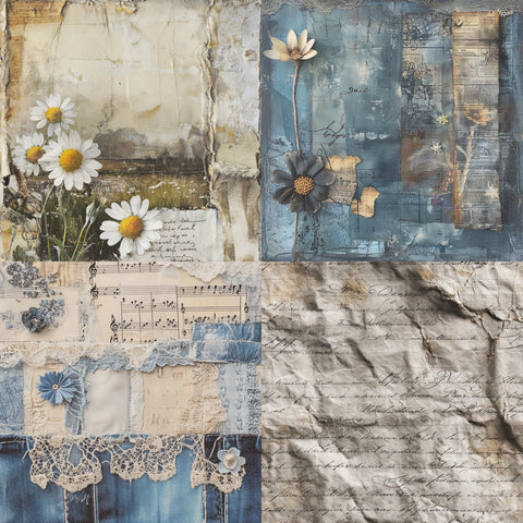 Denim & Daisies Paper 9