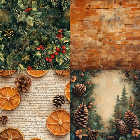 Christmas Citrus Paper 9