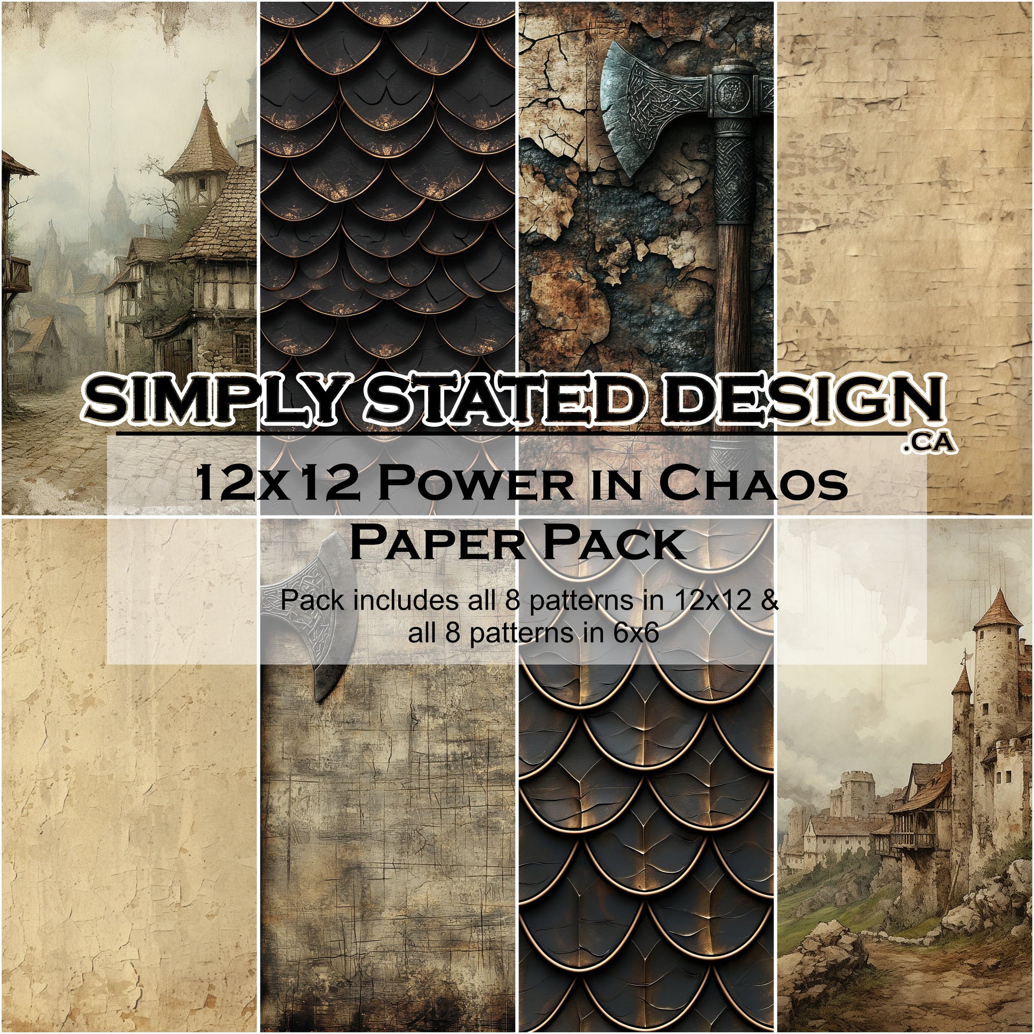 Power In Chaos 12x12 Paper Pack