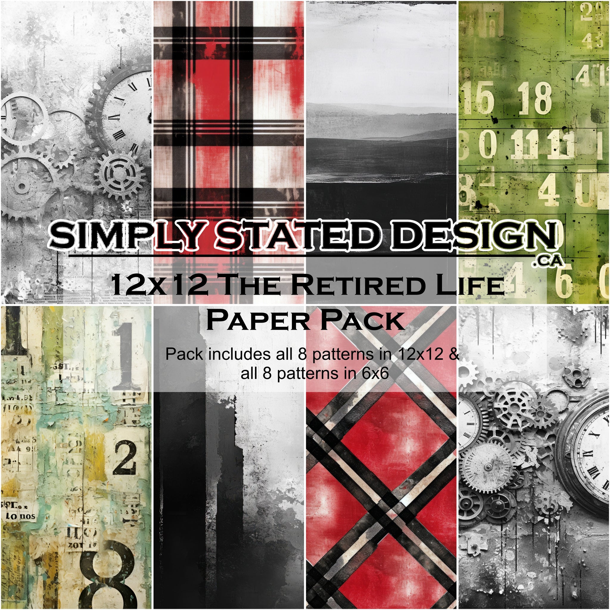The Retired Life 12x12 Paper Pack