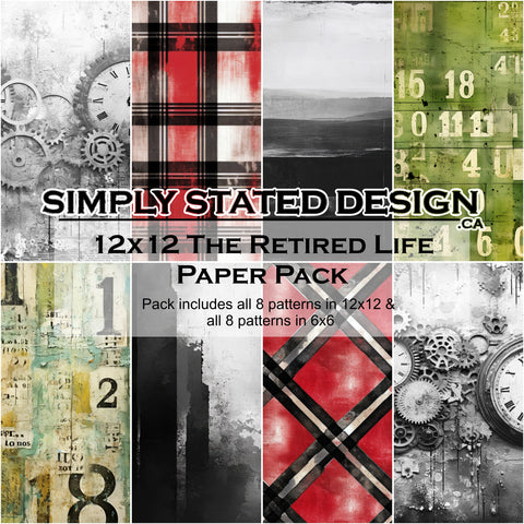 The Retired Life 12x12 Paper Pack