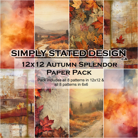 Autumn Splendor 12x12 Paper Pack