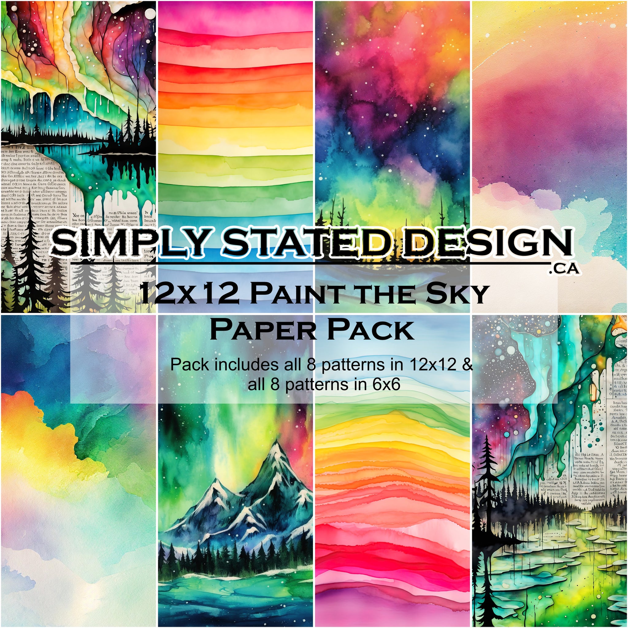 Paint The Sky 12x12 Paper Pack