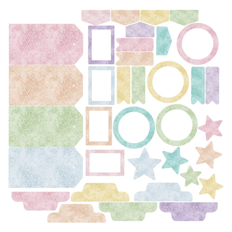 Pastel Grunge Essentials Ephemera