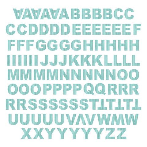 Pastel Barn Wood Alphabet Ephemera