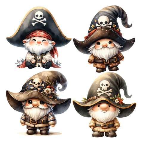 Pirate Gnomes XL Ephemera Pack