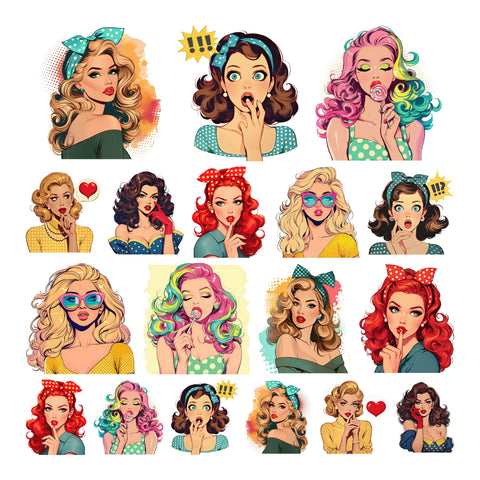 Pop Art Babes Ephemera