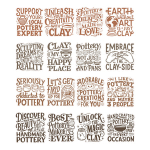 Pottery Phrases Ephemera