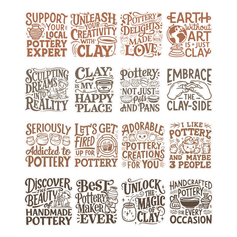 Pottery Phrases Ephemera