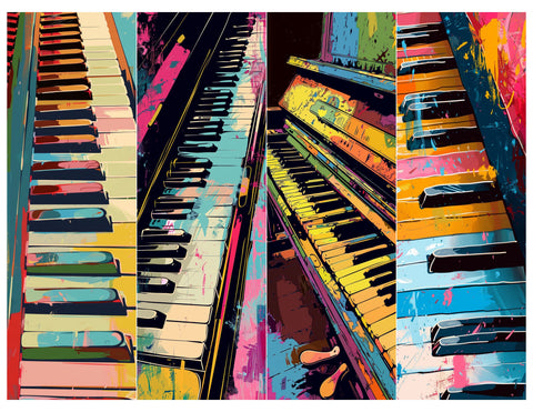 Rainbow Keys Bookmark Sheet