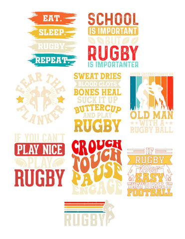 Rugby Phrases Ephemera