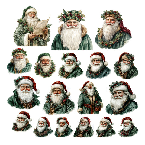 Victorian Christmas Santa Ephemera