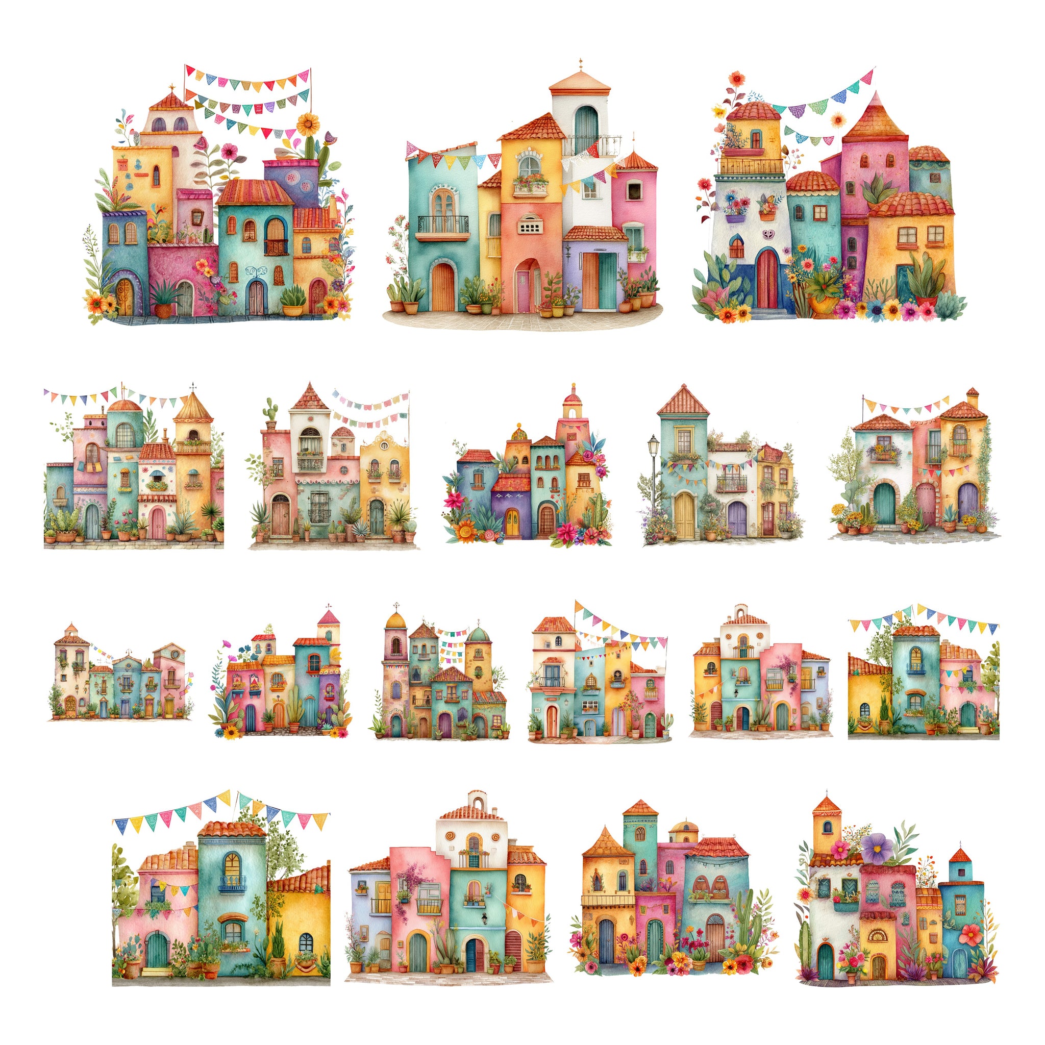 Less Siesta More Fiesta Scenes Ephemera