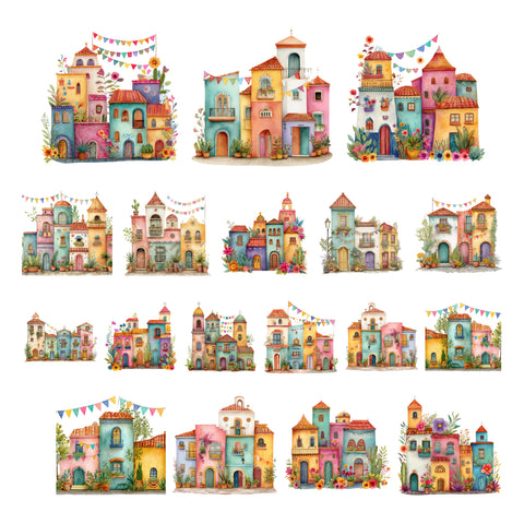 Less Siesta More Fiesta Scenes Ephemera