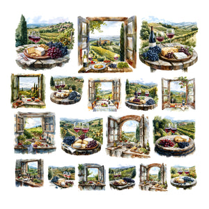 Wine Country Scenes Ephemera