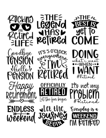 The Retired Life Sentiments Ephemera