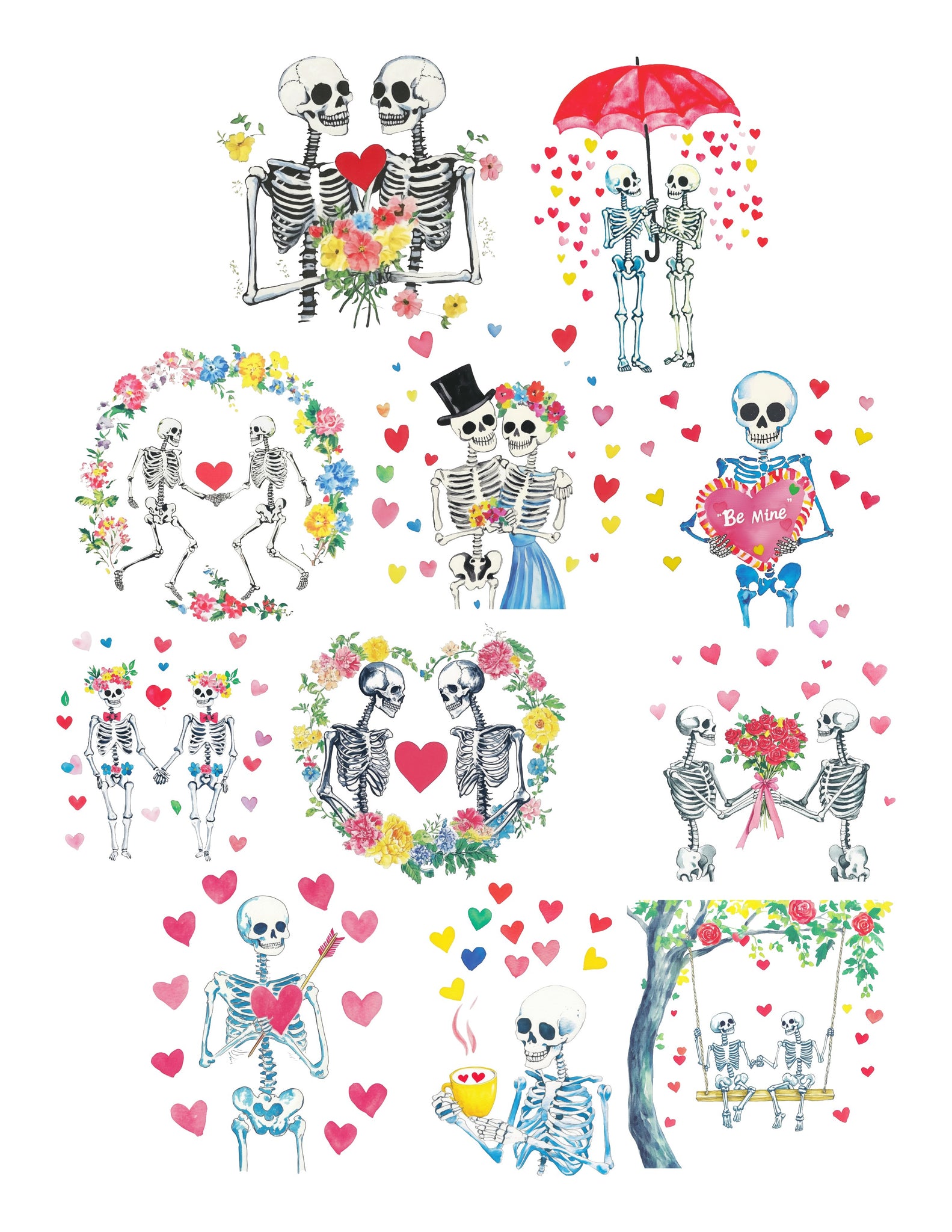 Skeletons in Love Ephemera