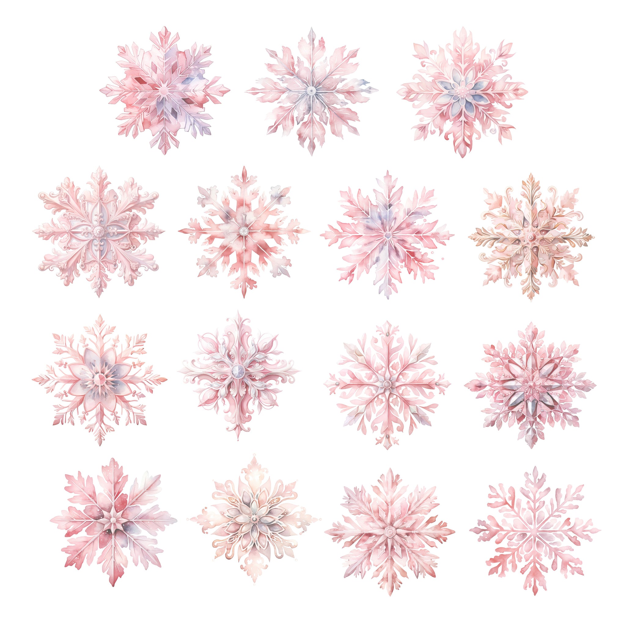 Winter Frost Snowflake Ephemera