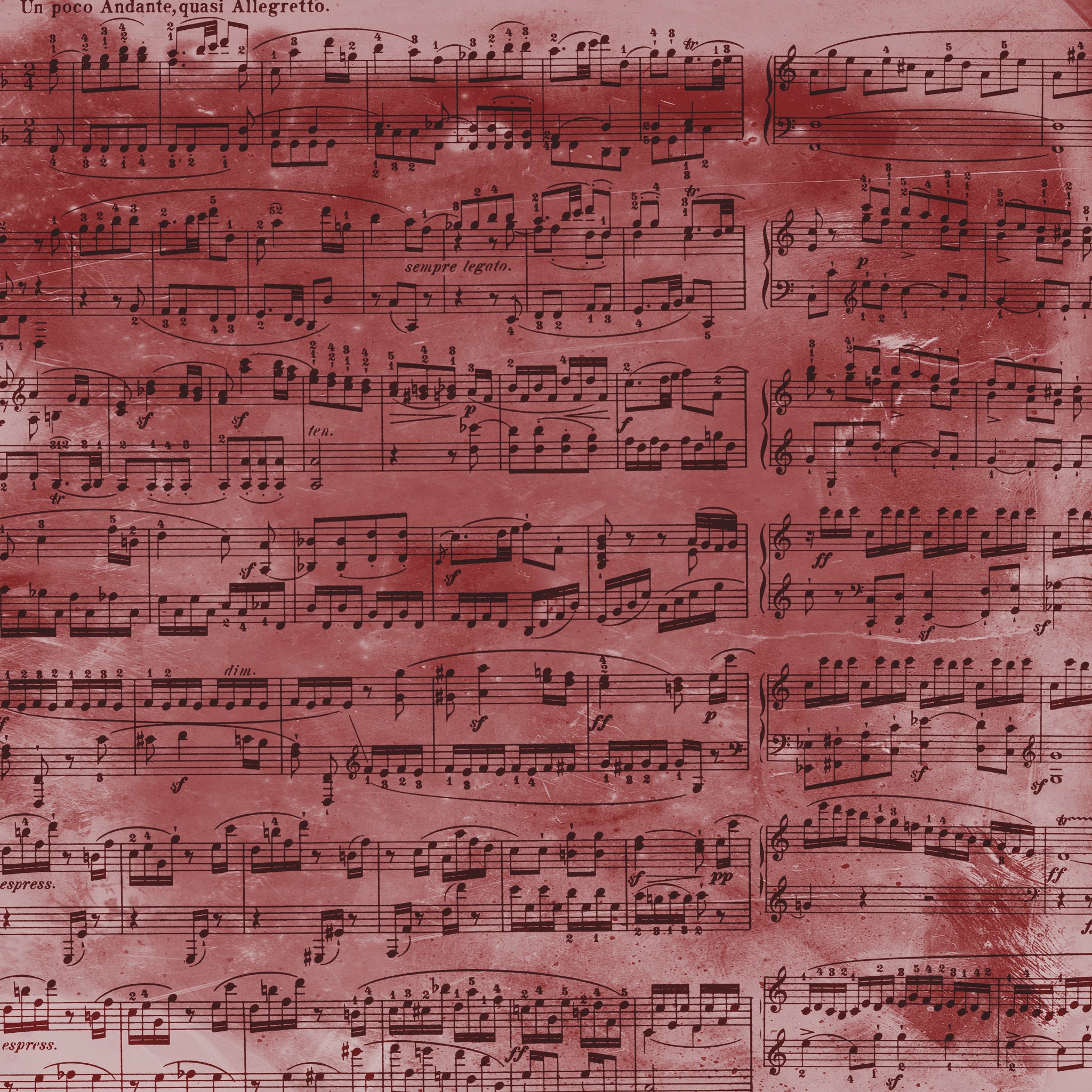 Christmas Music Solid Paper 1