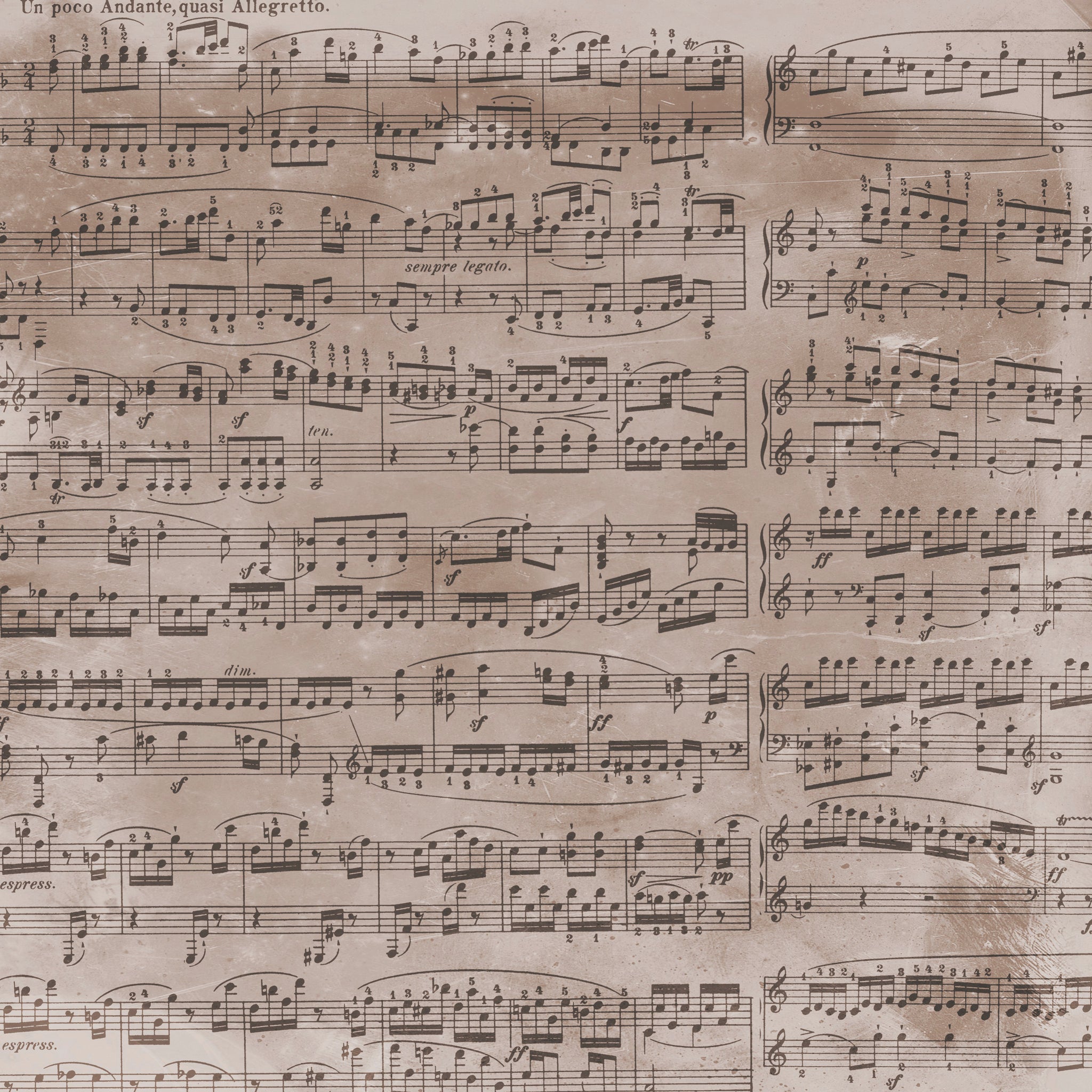 Christmas Music Solid Paper 3