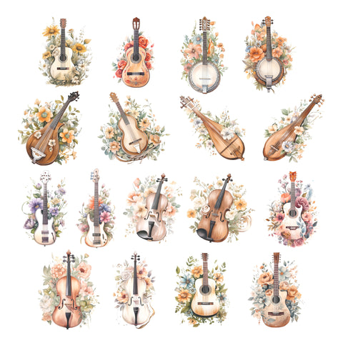 Beauty of Music String Instruments Ephemera