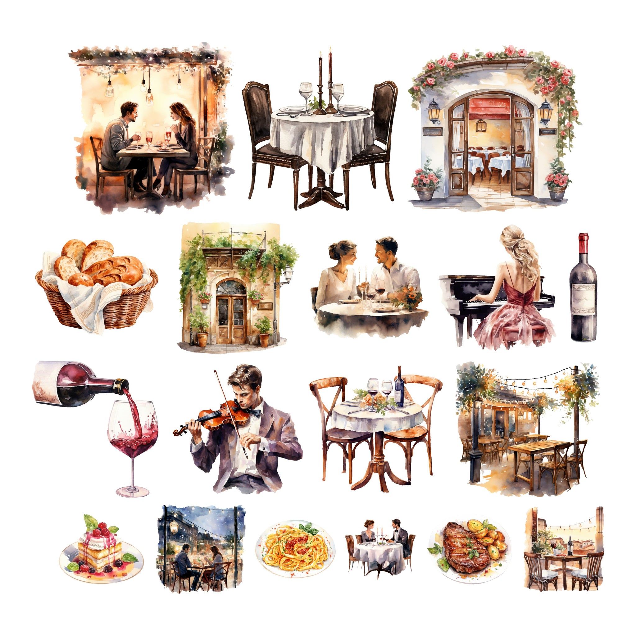 Date Night Table For Two Ephemera