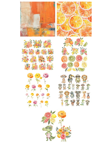 June -Sweet Summer Floral- Virtual Crop