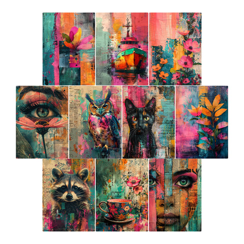 Vibrant Collage Project Base