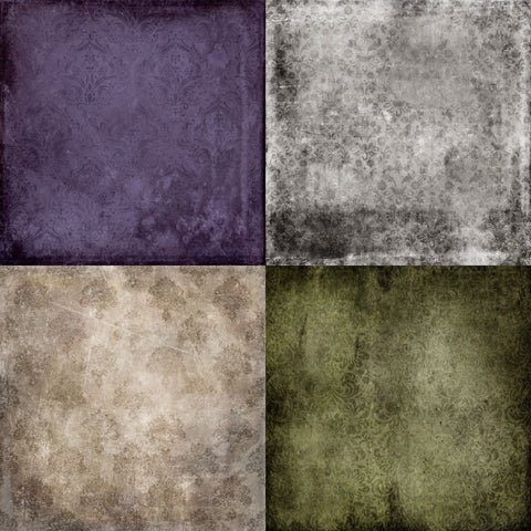 Halloween Damask Paper 10