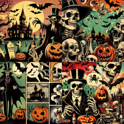 Halloween Pop Art Paper 10