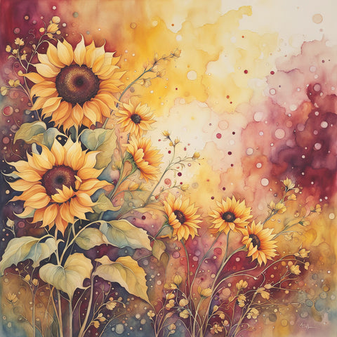 Sunflower Garden Paper 4