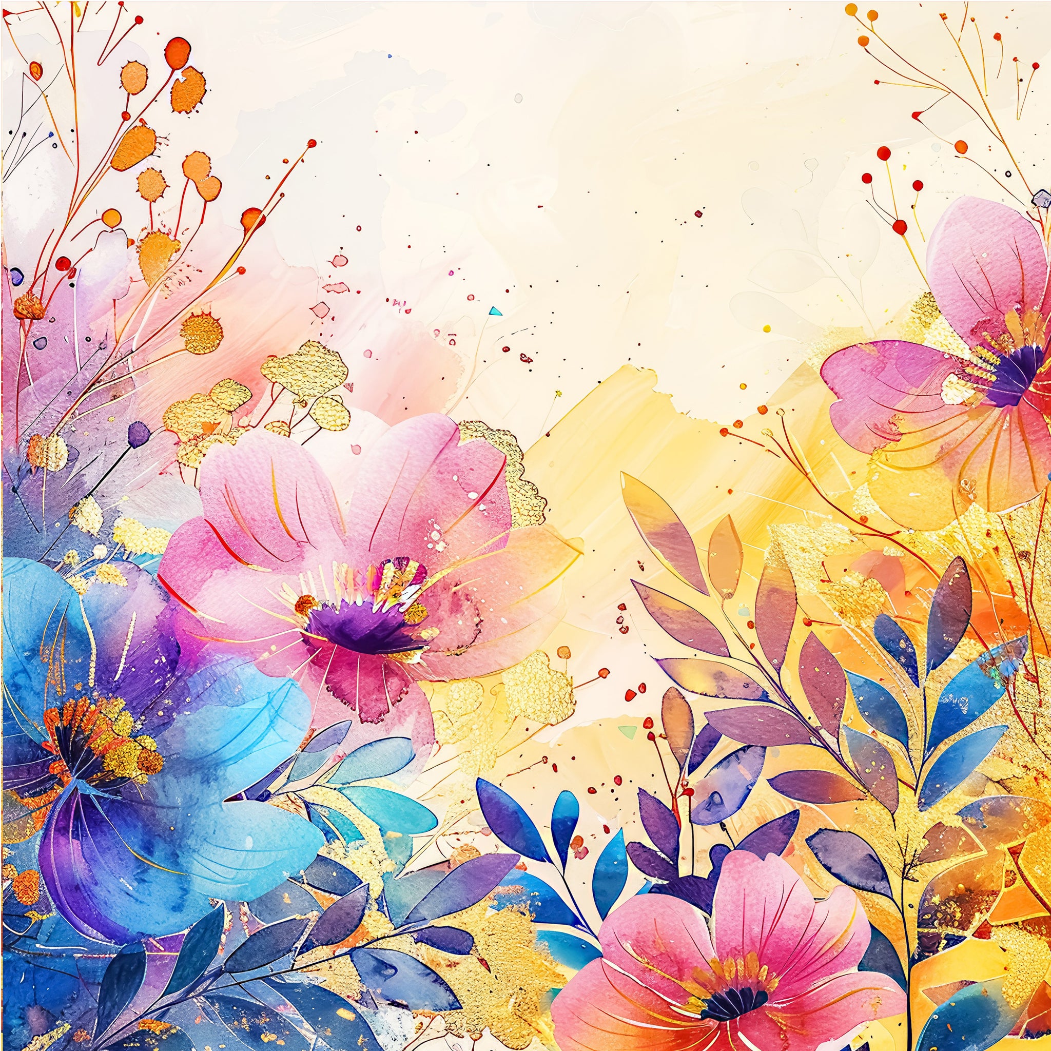 Bright Florals Paper 5