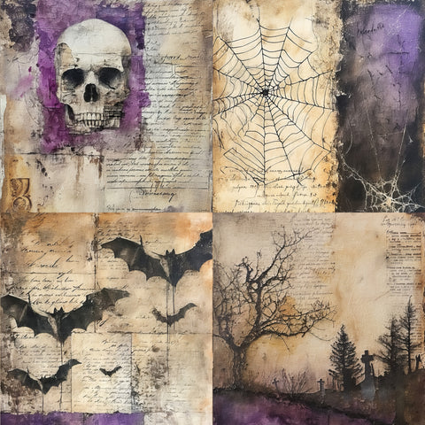 Purple Grunge Paper 9